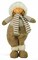 Northlight Boy in Fuzzy Pants with Faux Fur Trim Christmas Figure - 12"